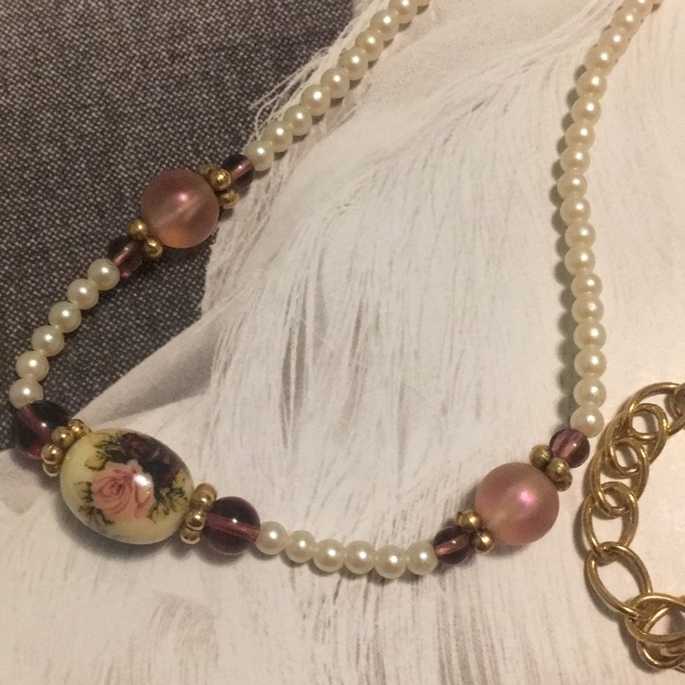 Vintage 1928 pearl necklace/ choker - Picture 5 of 6